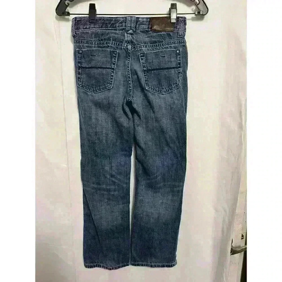 Tommy Hilfiger Boys Sz 10 Reg Adjustable Waistband Straight Leg Dark Denim A0012 - Picture 8 of 11